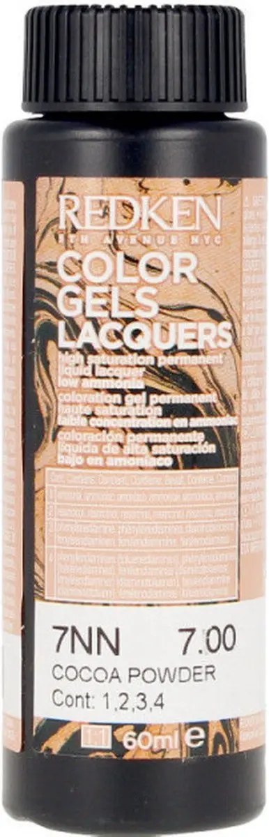 Redken Lacquers Nº 7NN Cocoa Powder Haarkleuring 60ml - Permanent