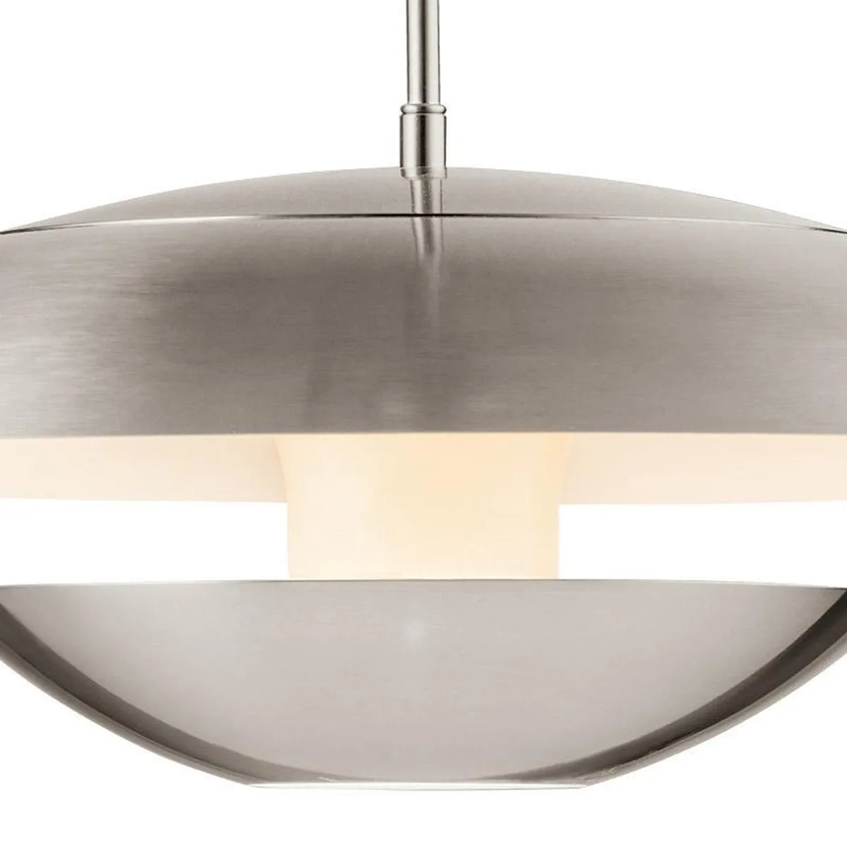 Eglo Nuvano Hanglamp 3 Lichtpunten - Ø48cm - Nikkel-Mat/Wit