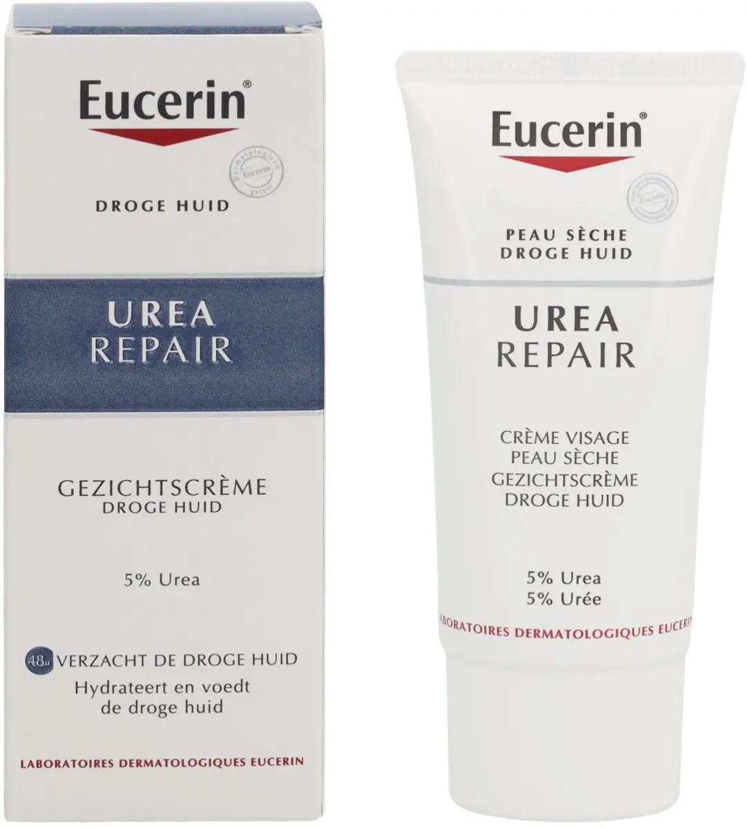 Eucerin Verzachtende Gezichtscreme 5% Urea 50ml