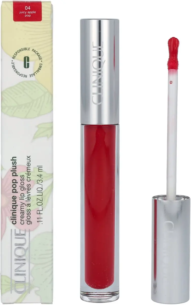 Clinique Pop Plush Creamy Lipgloss 6ml - 004 Juicy Apple Pop