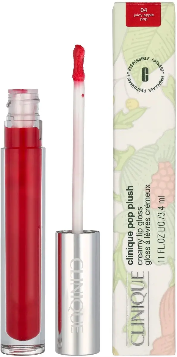 Clinique Pop Plush Creamy Lipgloss 6ml - 004 Juicy Apple Pop