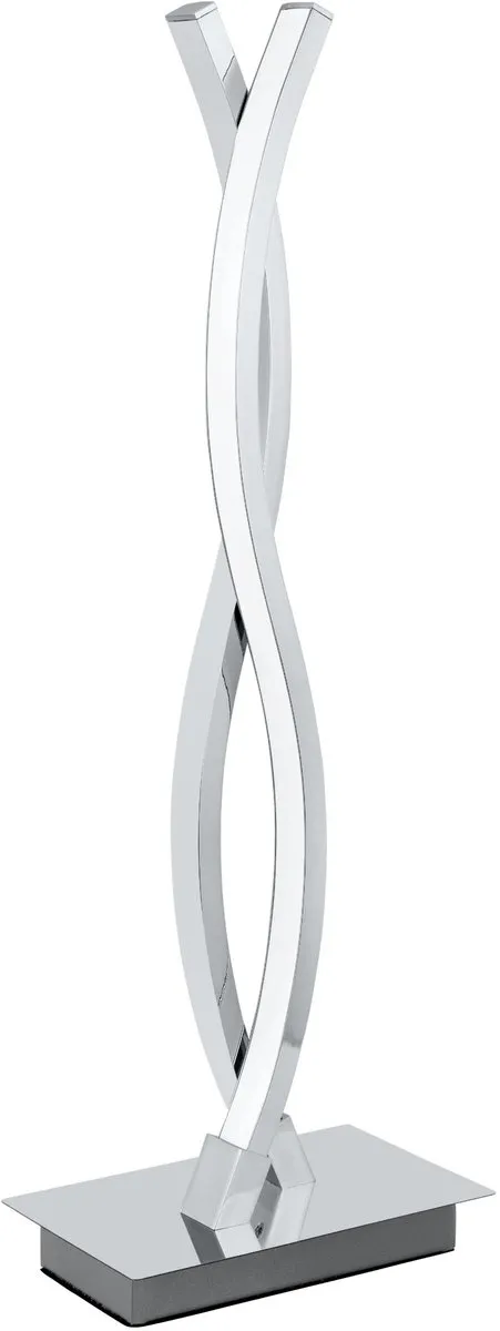 Eglo Lasana 2 Tafellamp - Chroom - Wit