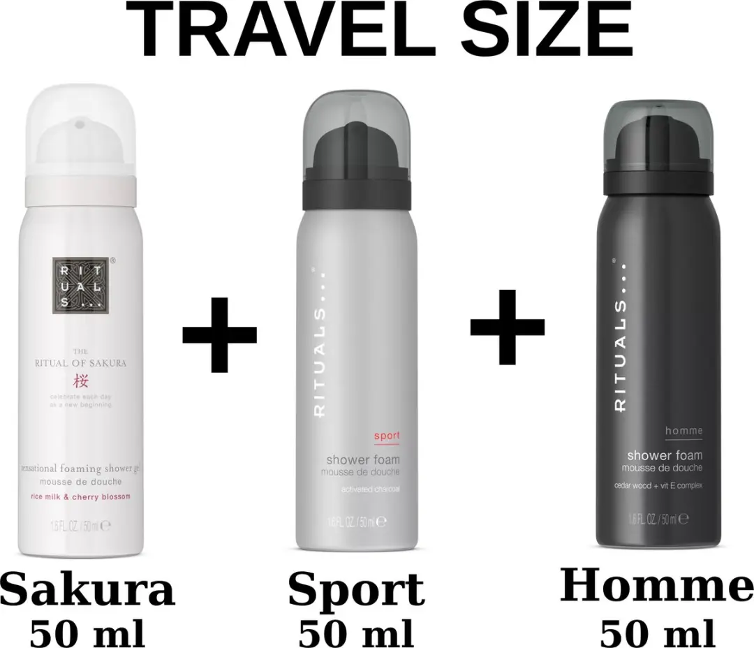 Rituals Combi Set Travel Douchegels