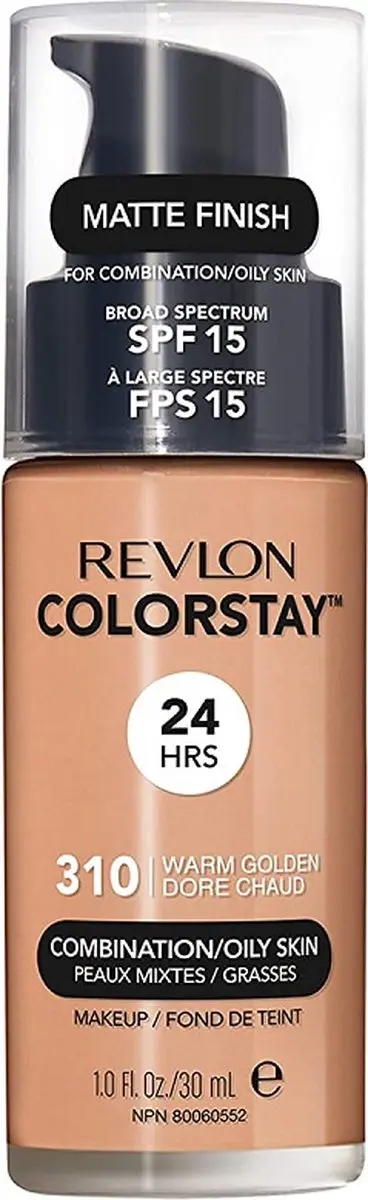Revlon Colorstay Foundation 310 Warm Golden - 30ml - afbeelding 6 van 6