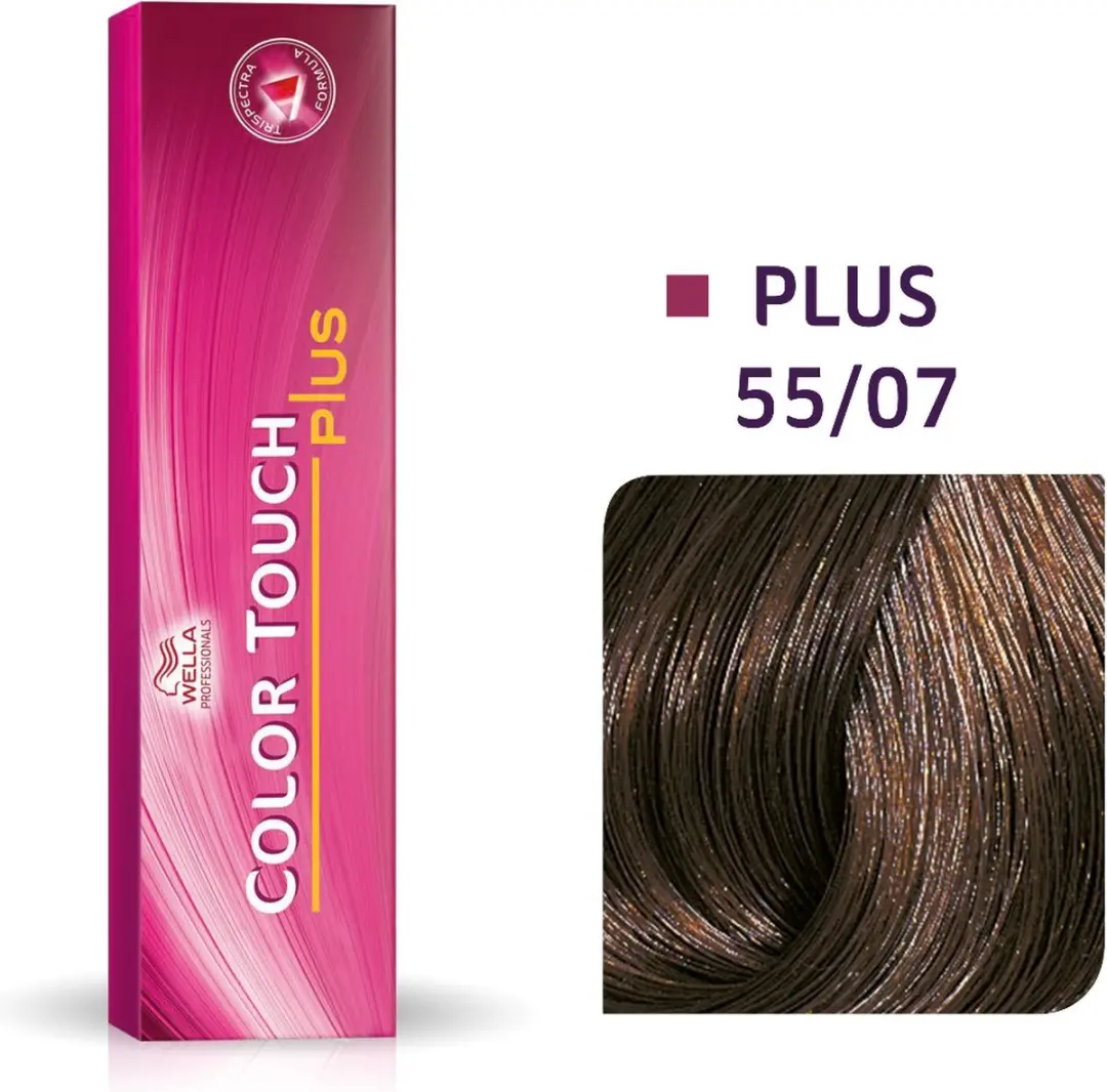 Wella Professionals Color Touch Plus 55/07 Haarverf - 60ml - Zwart