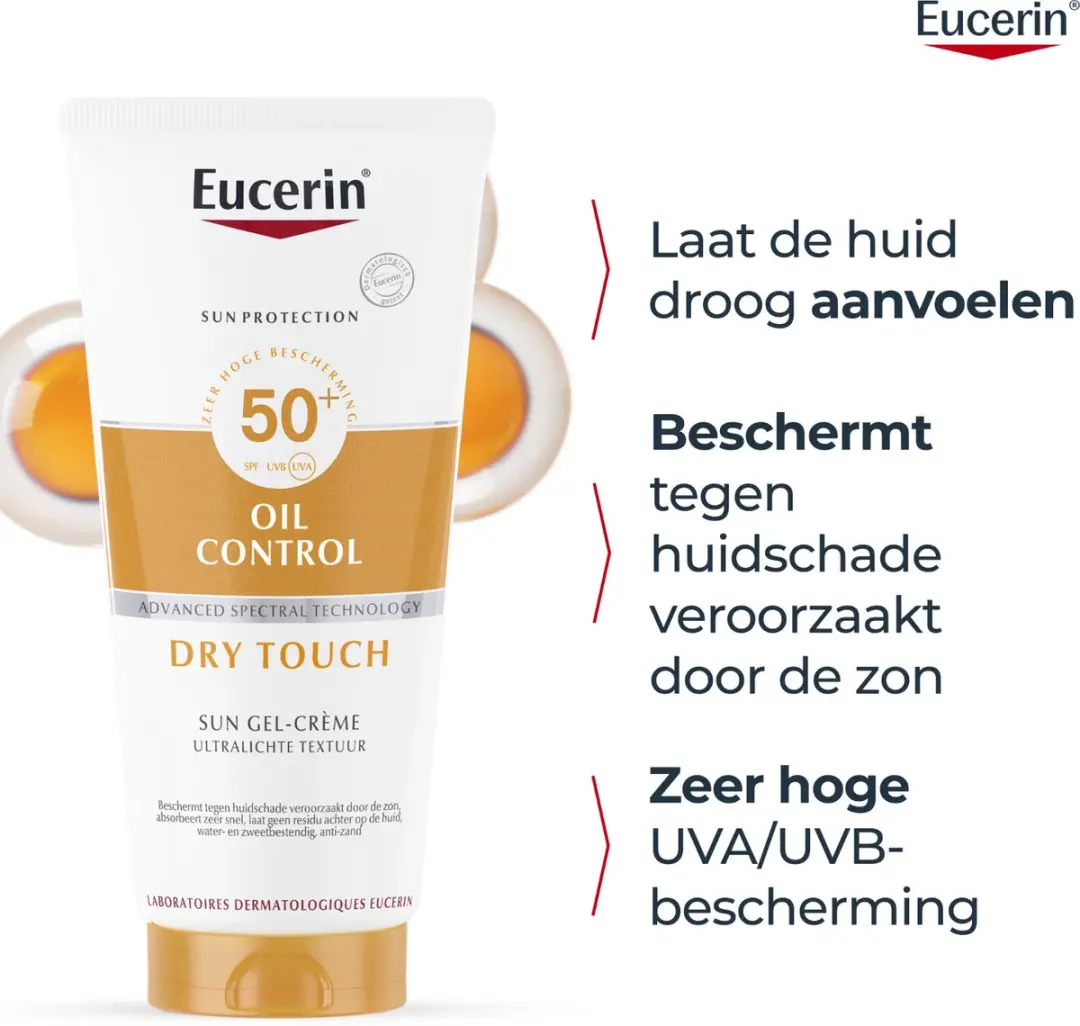 Eucerin Sun Oil Control SPF50+ Droog T.Gel 200ml