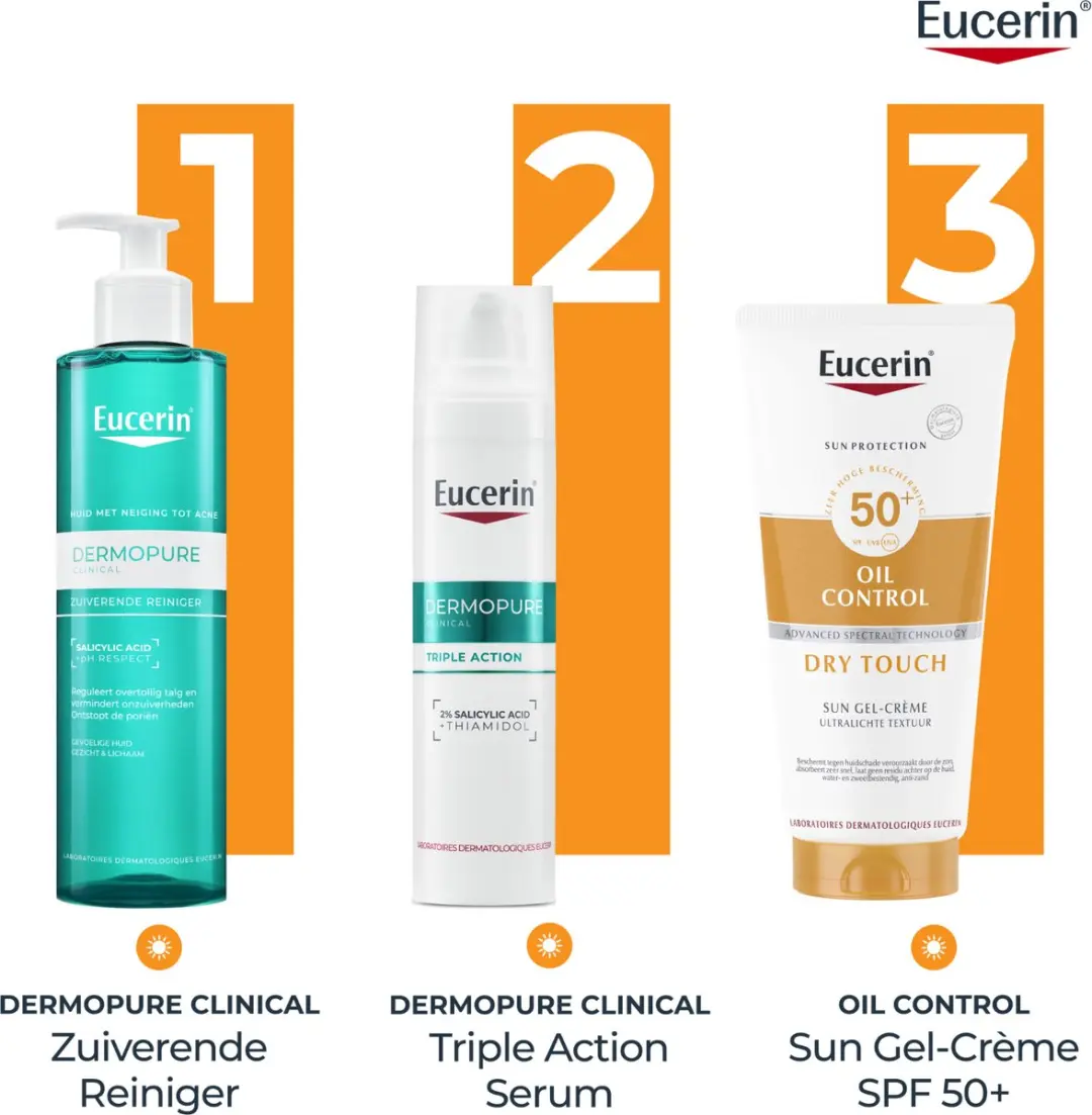 Eucerin Sun Oil Control SPF50+ Droog T.Gel 200ml - afbeelding 6 van 6