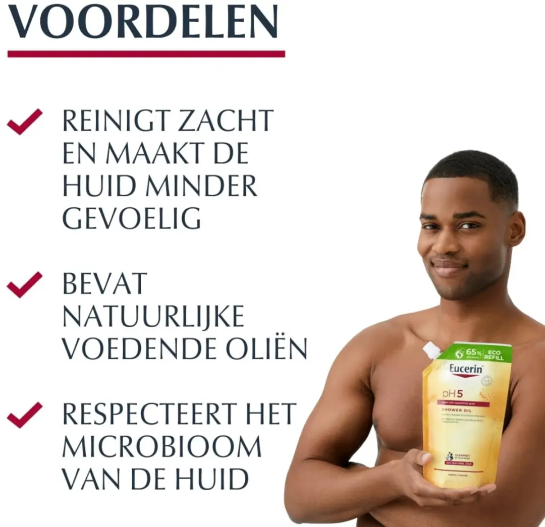 Eucerin pH5 Doucheolie 400ml - Droge & Gevoelige Huid