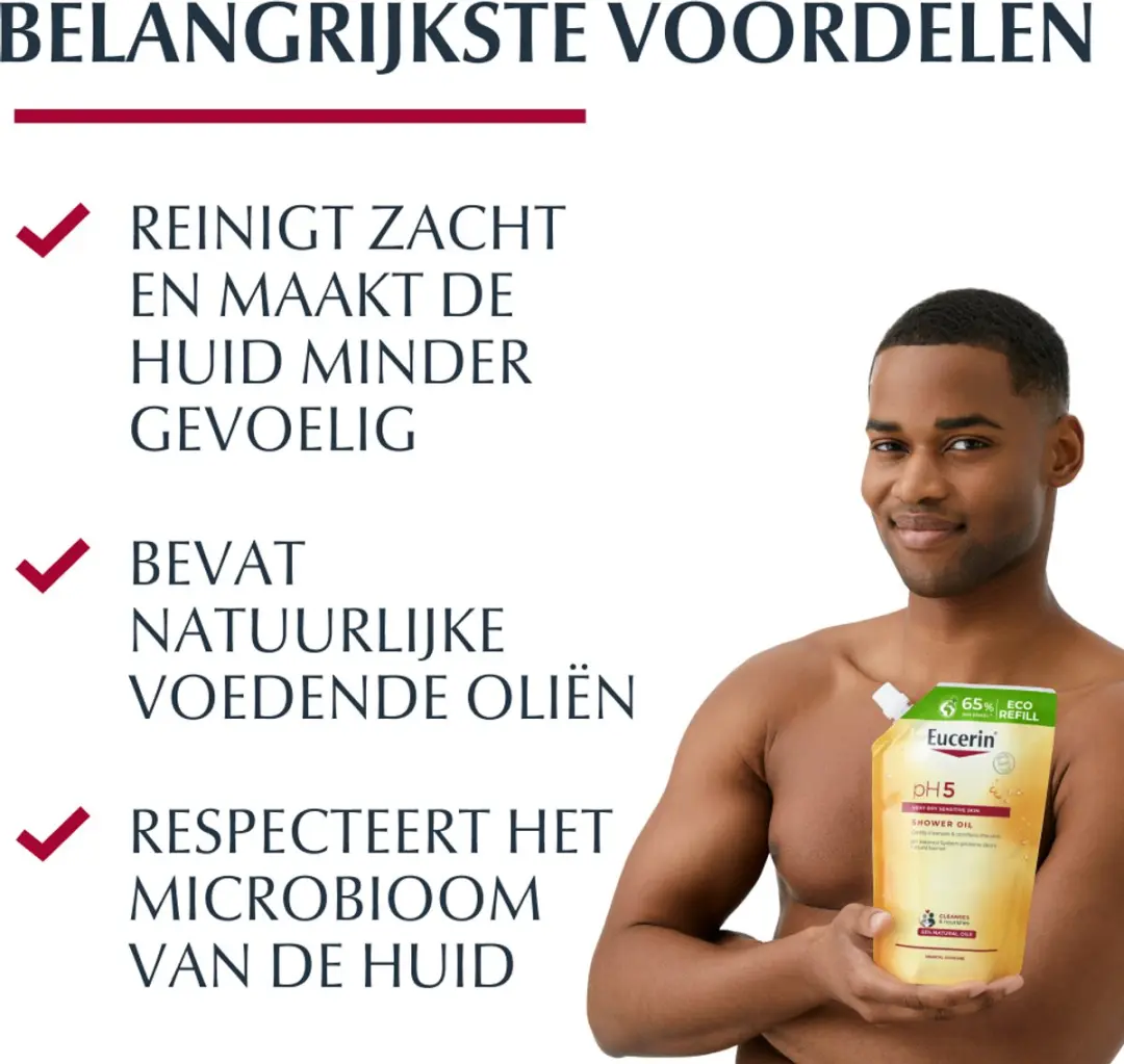 Eucerin pH5 Doucheolie 400ml - Droge & Gevoelige Huid