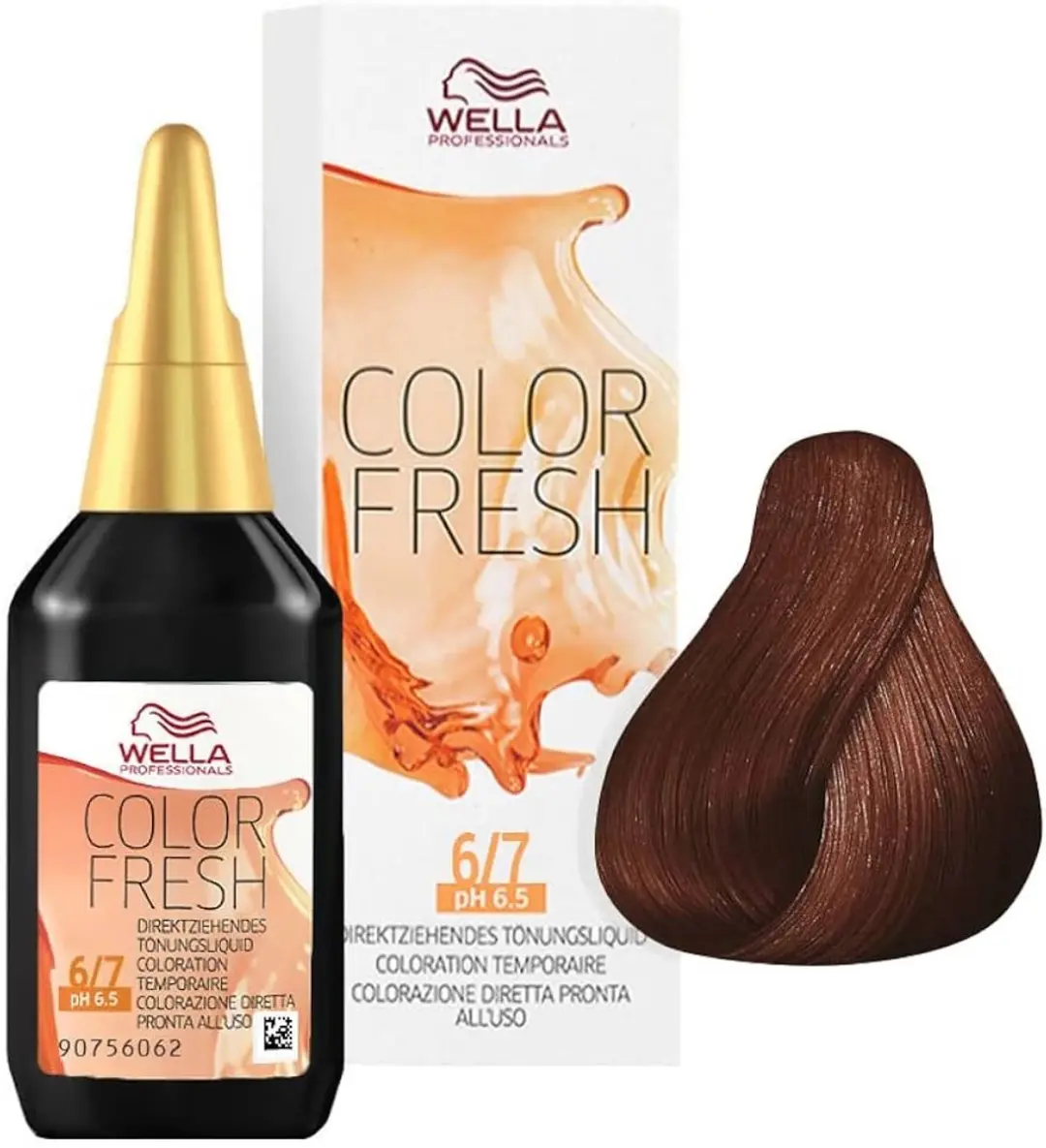 Wella Professionals Color Fresh Haarverf 6/7 - 75ml - Zwart - afbeelding 6 van 6