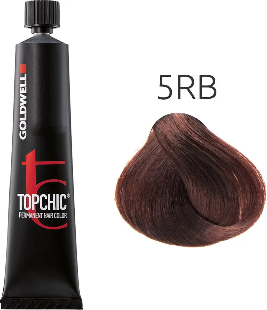 Goldwell Topchic Tube 60ml - 5RB Bruin Permanent