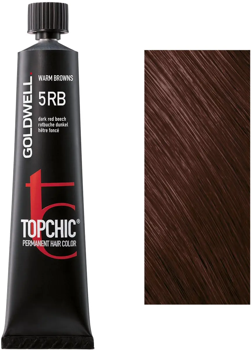 Goldwell Topchic Tube 60ml - 5RB Bruin Permanent