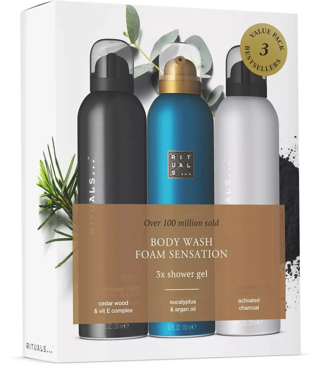 Rituals Homme Douchegel Hammam & Sport - 3x200ml