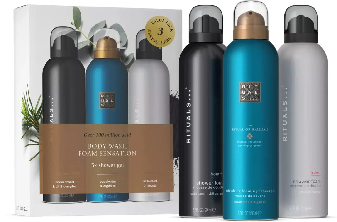 Rituals Homme Douchegel Hammam & Sport - 3x200ml