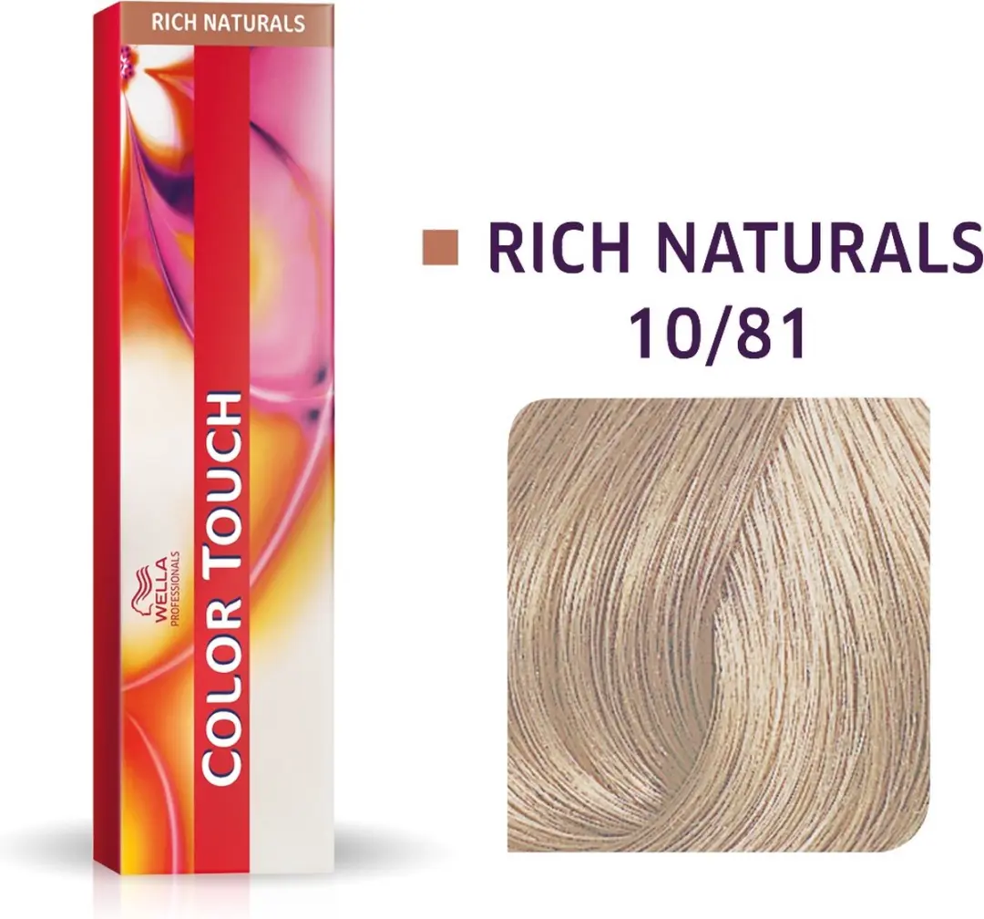Wella Professionals Color Touch 10/81 Rich Naturals Haarverf 60ml - Zwart