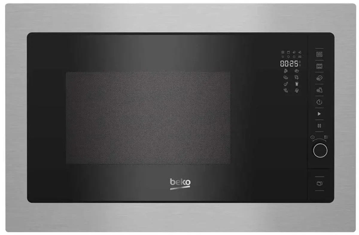 Beko BMGB25332BG Inbouwmagnetron 1000W - Inox/Black
