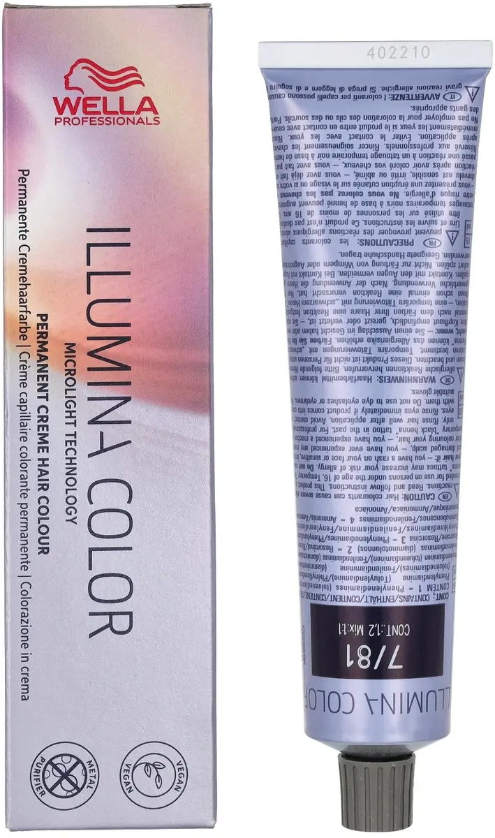 Wella Professionals Illumina Color 7/81 Haarverf 60ml - Zwart