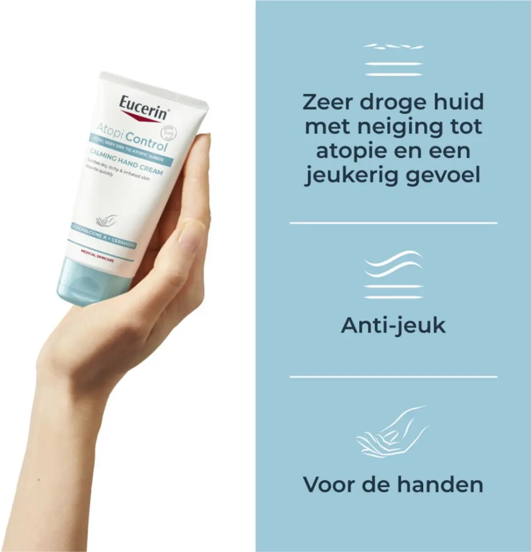 Eucerin AtopiControl Handcrème 75ml - 3 Stuks