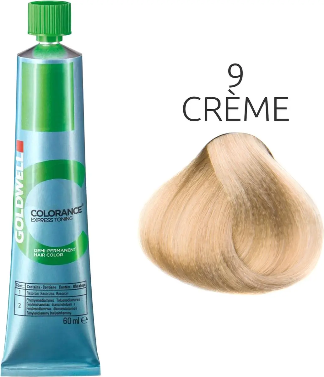 Goldwell Colorance Express Toning 9 Crème 60ml - Zwart