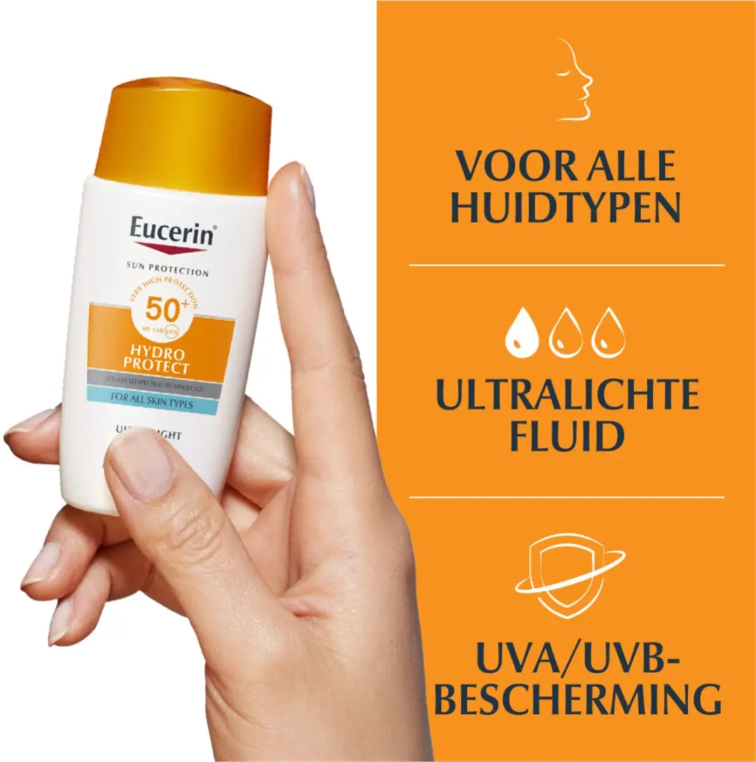 Eucerin Sun Hydro Protect Ultralichte Fluid SPF 50+ - 3x50ml