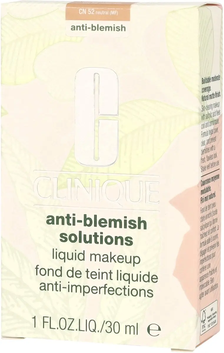 Clinique Anti-Blemish Solutions V93A05000 Make-up - 30ml - CN52 Neutral