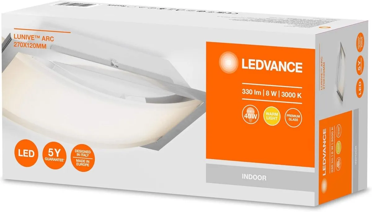 LEDVANCE Lunive Arc Wand- en Plafondarmatuur Warm Wit - afbeelding 6 van 6