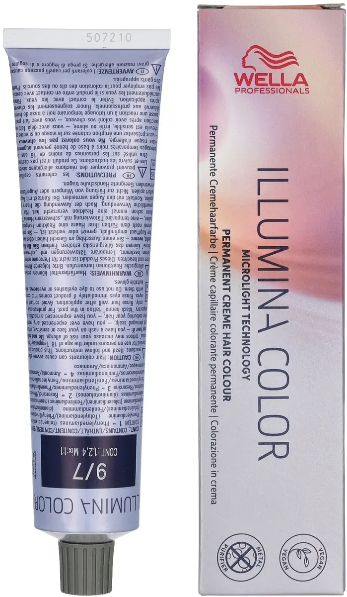 Wella Professionals Illumina Color 9/7 Haarverf - 150ml - Zwart
