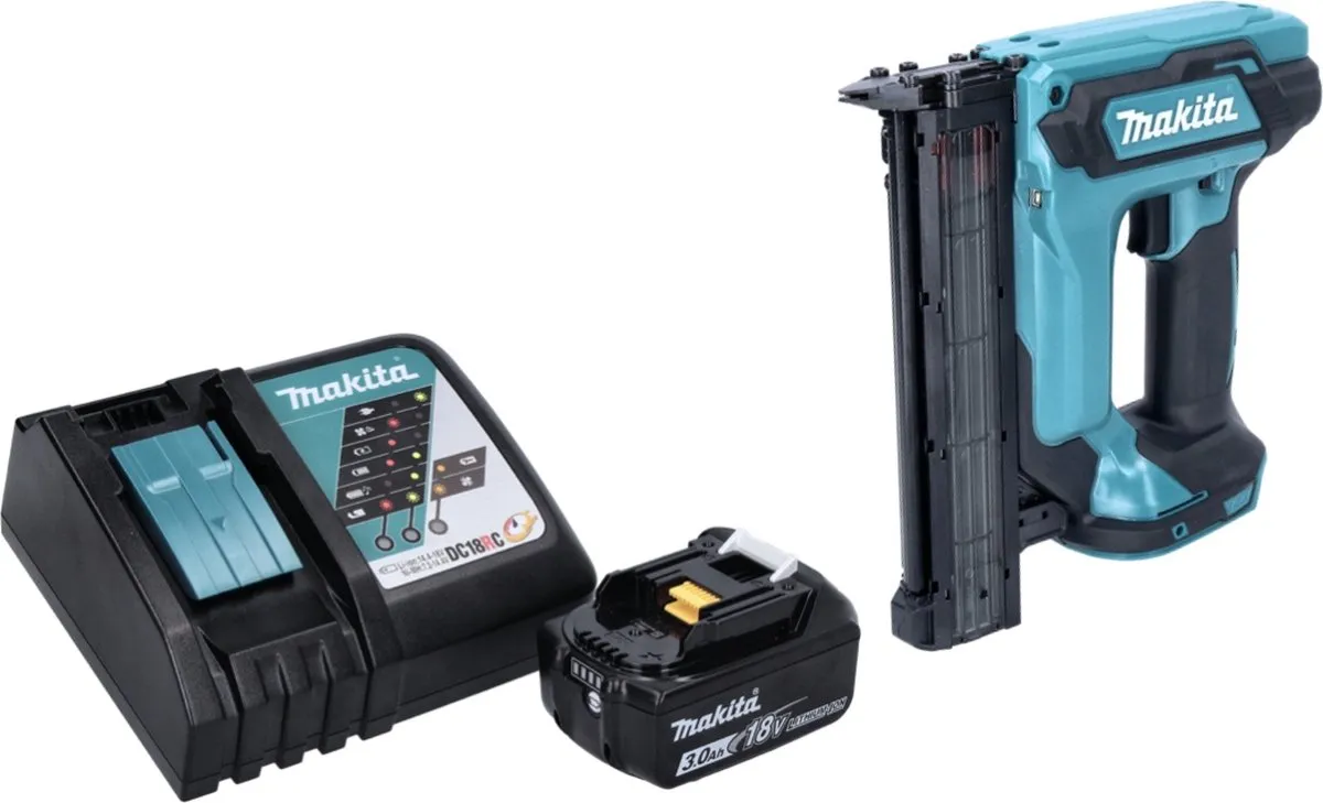 Makita DFN350RF1 Accu Spijkermachine 18V - 15-35mm - 3.0Ah