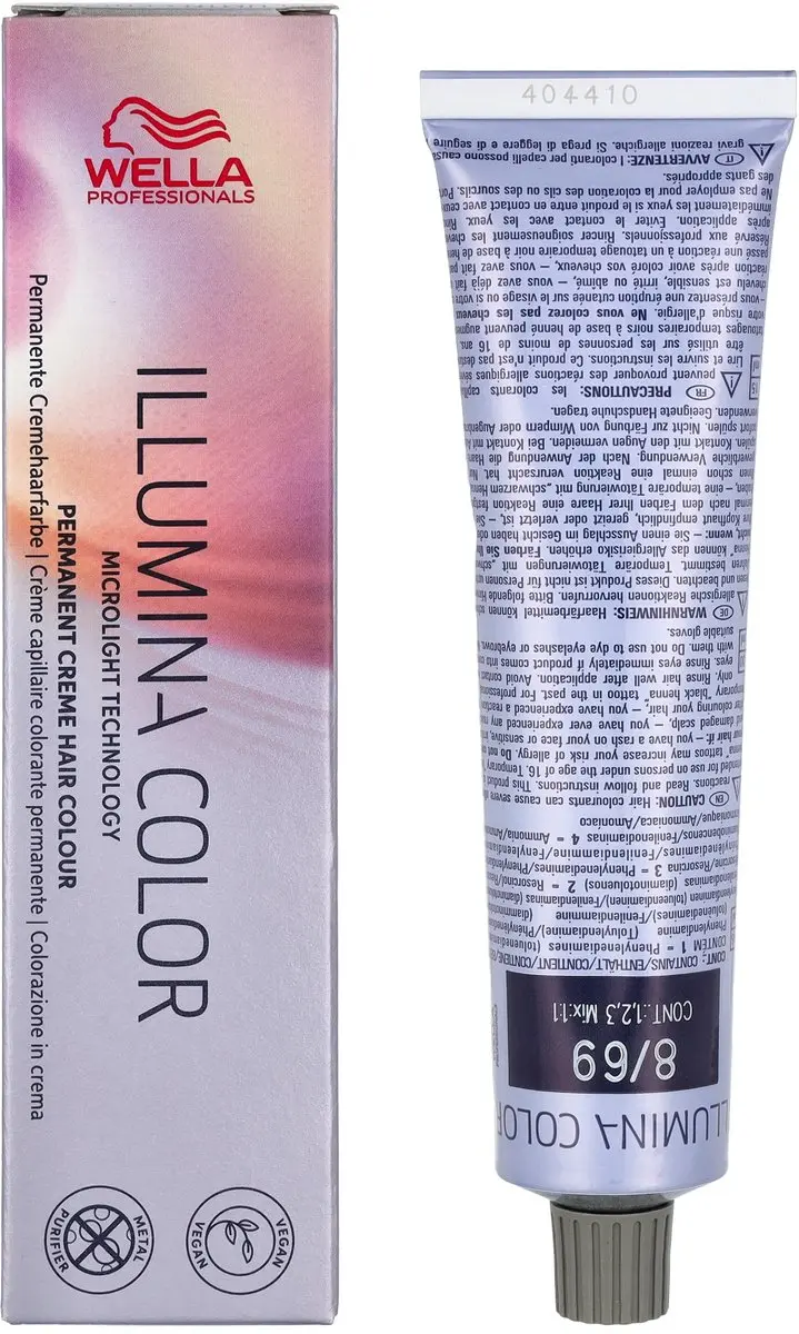Wella Professionals Illumina Color 8/69 Haarverf 60ml - Zwart