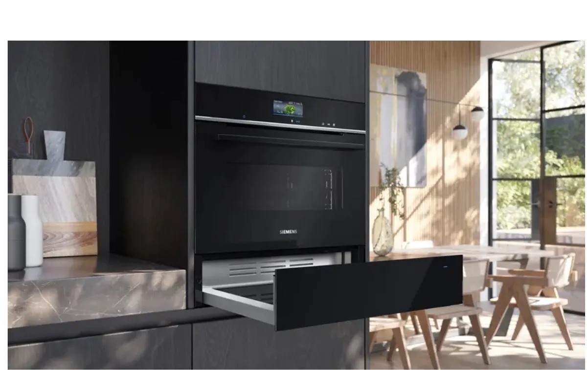 Siemens BI710C1B1 Warmhoudlade 820W - Zwart