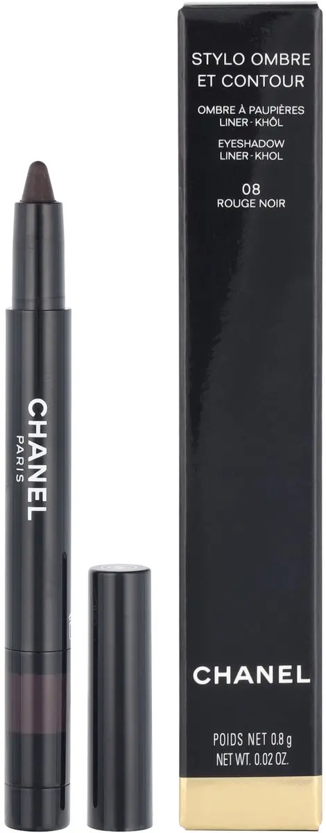Chanel Stylo Ombre Et Contour Eyeshadow Liner 08 Rouge Noir - 0.8g