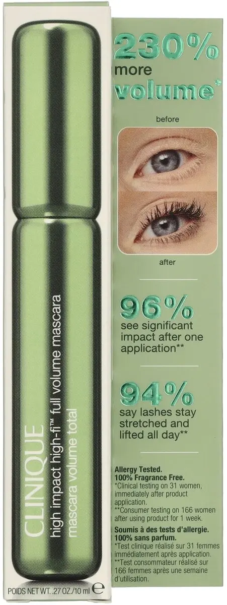 Clinique High Impact High-Fi Mascara 10ml - Zwart