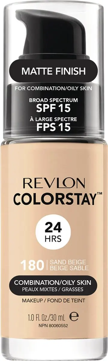 Revlon Colorstay Foundation 180 Sand Beige - 30ml