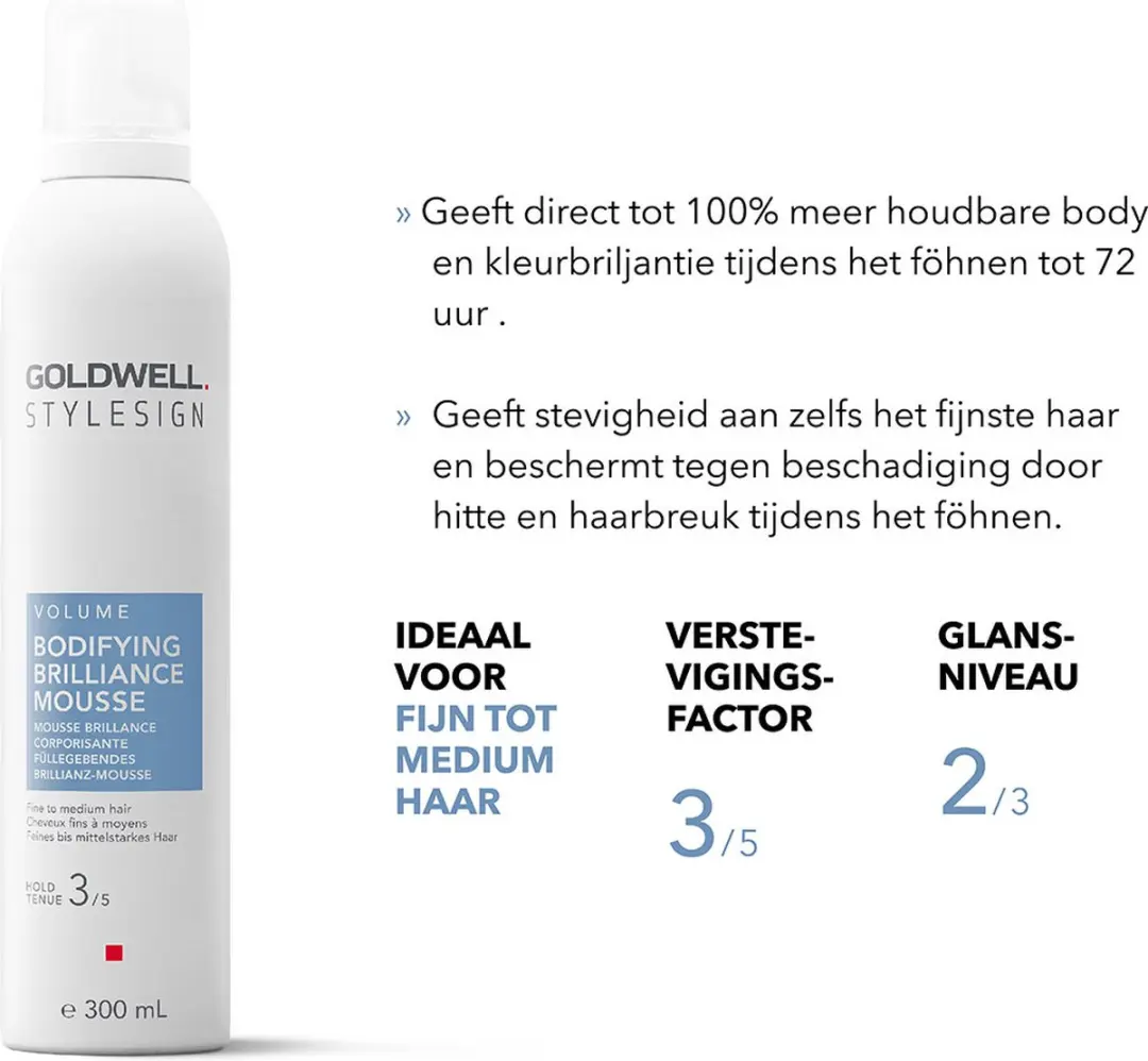 Goldwell Stylesign Bodifying Brilliance Mousse 300ml