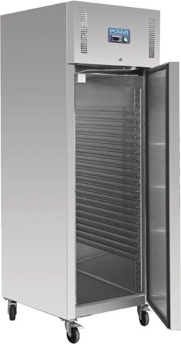 Polar 1-Deurs Patisserie Koelkast 850L - 18 Plateaus - Grijs - afbeelding 4 van 6