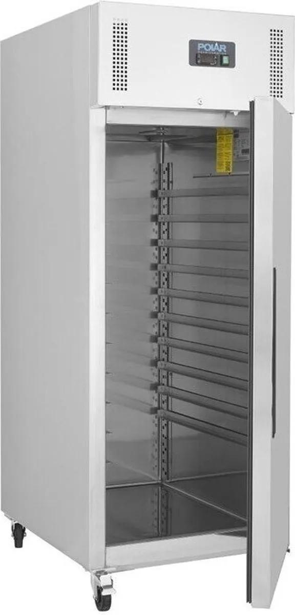 Polar 1-Deurs Patisserie Koelkast 850L - 18 Plateaus - Grijs - afbeelding 6 van 6