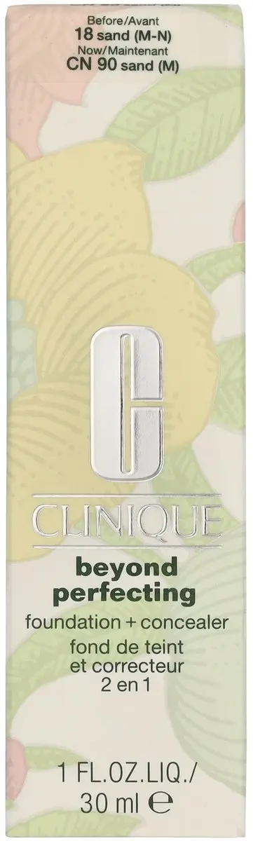 Clinique Beyond Perfecting Foundation + Concealer 18 Sand - 30ml