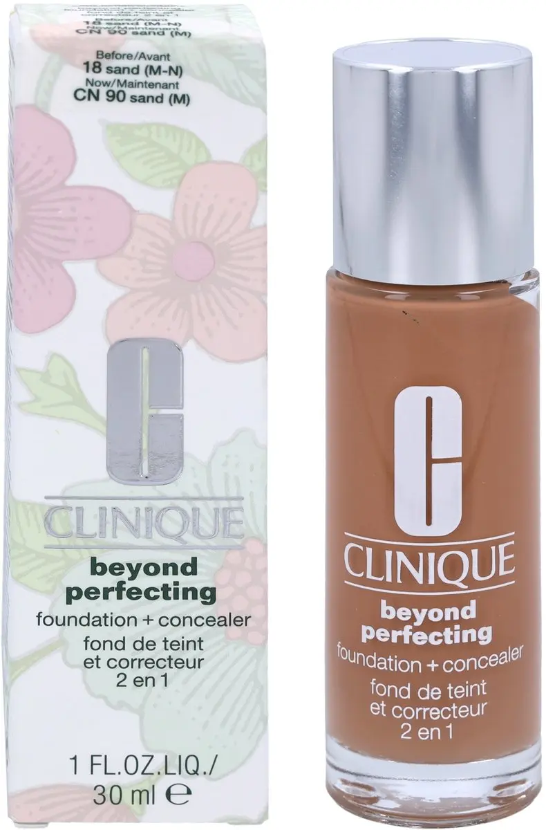 Clinique Beyond Perfecting Foundation + Concealer 18 Sand - 30ml