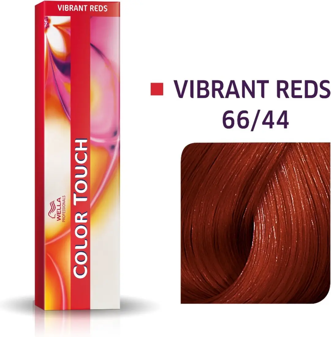 Wella Color Touch Vibrant Reds 66/44 Intensieve Rode Kleur 60ml - Zwart