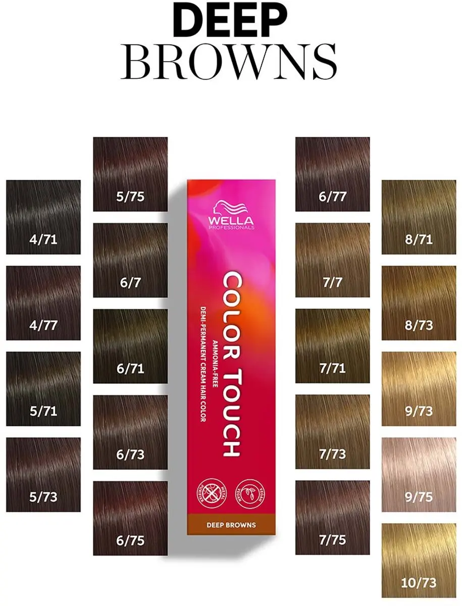 Wella Professionals Color Touch Deep Browns 60ml - Zwart