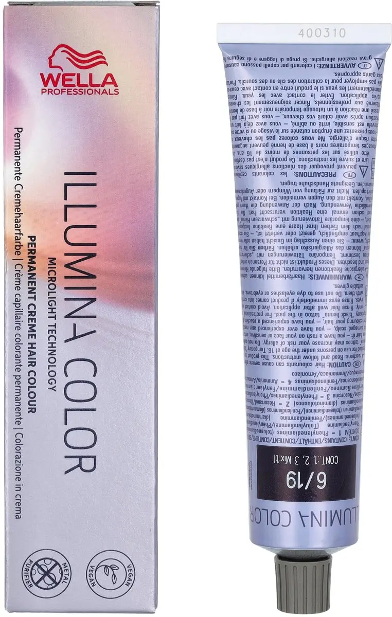 Wella Professionals Illumina Color 6/19 Haarverf 150ml - Zwart