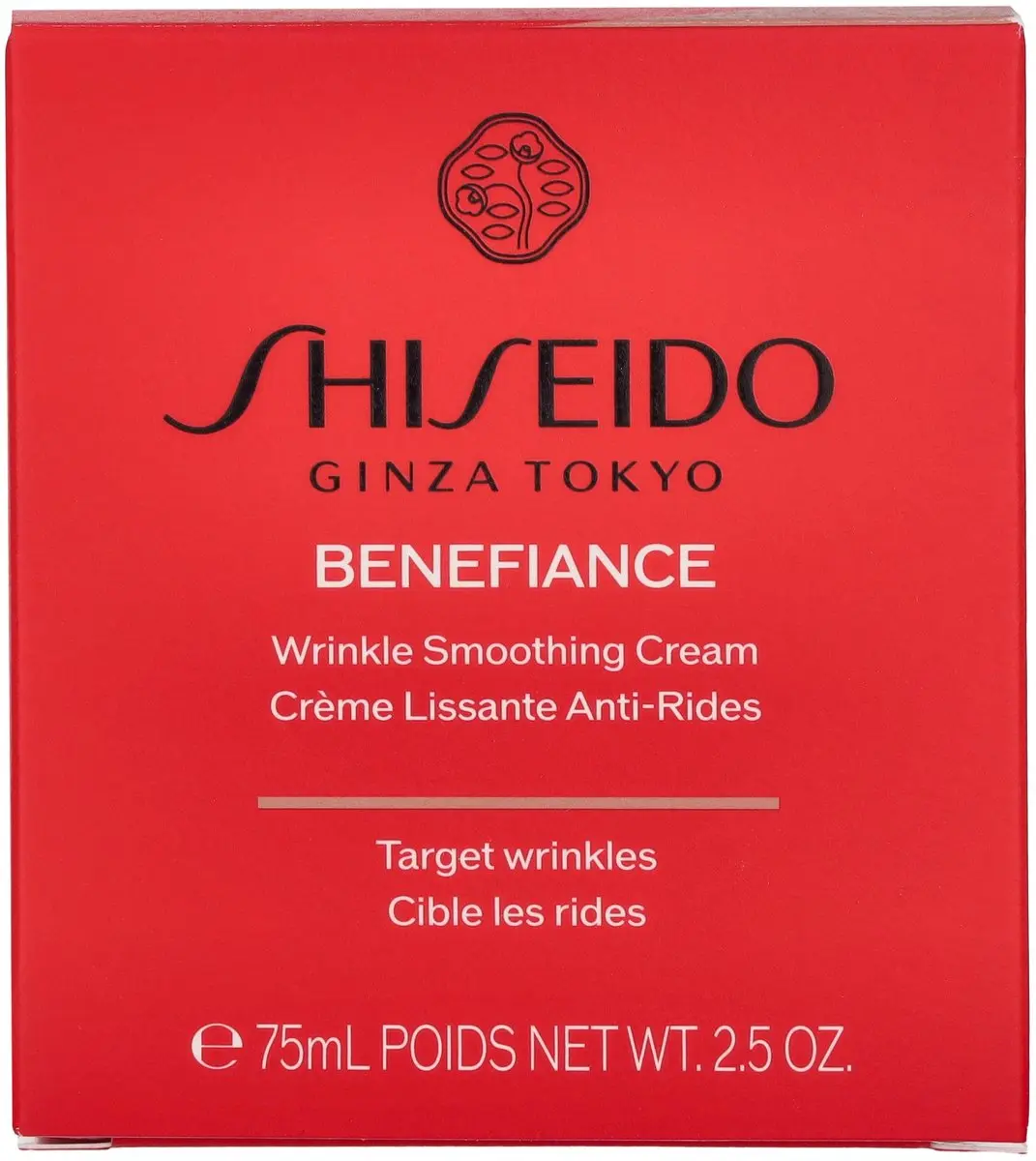 Shiseido Benefiance Wrinkle Smoothing Cream Dag- en nachtcrème 75ml