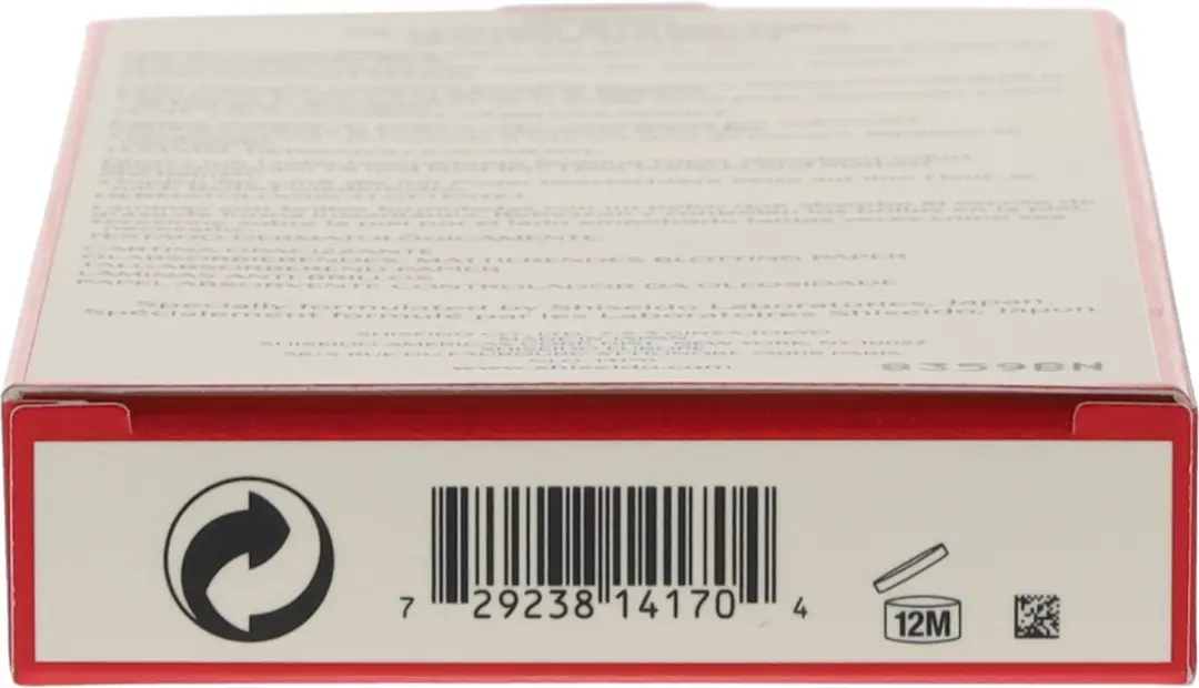 Shiseido Essentials Oil Control Blotting Paper - 100 Stuks - afbeelding 6 van 6