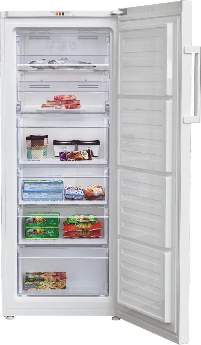 Beko RFNE270K32WN Vriezer 214L - 6 Vakken - 18 kg/dag Wit