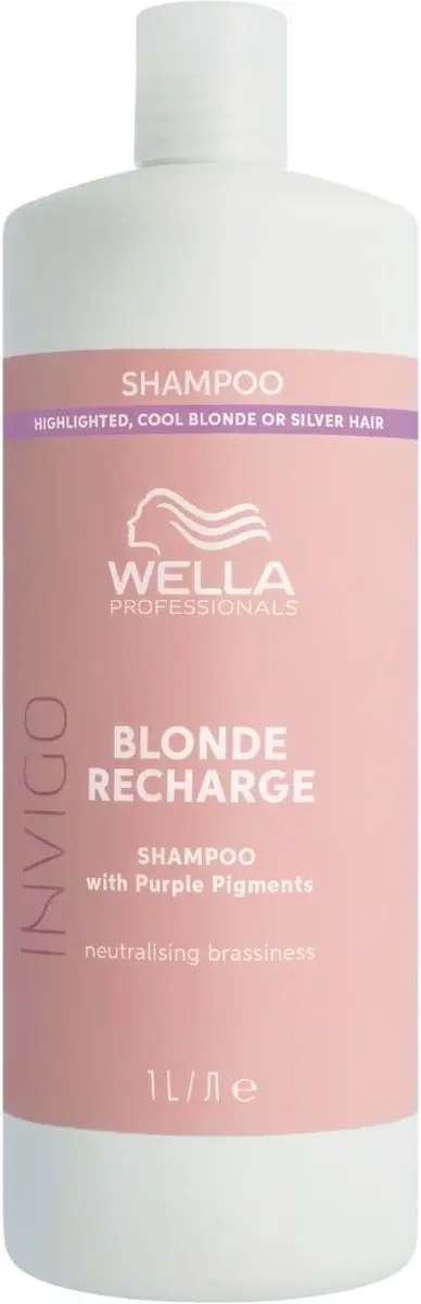 Wella Professionals Invigo Blonde Recharge Cool Blonde Shampoo 1000ml