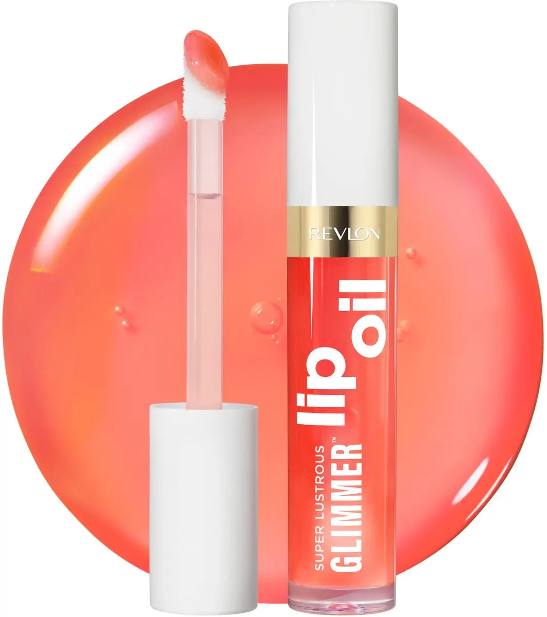 Revlon Super Lustrous Glimmer Lip Oil Miss Coral 002 - 3.8ml