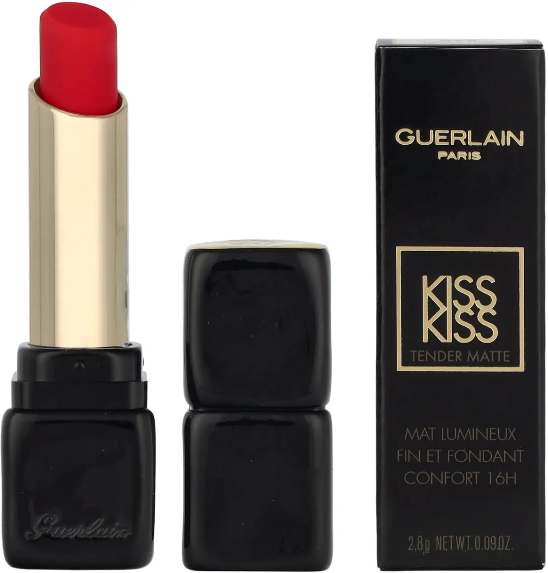 Guerlain Kiss Kiss Tender Matte Lipstick 666 - Lucky Pink