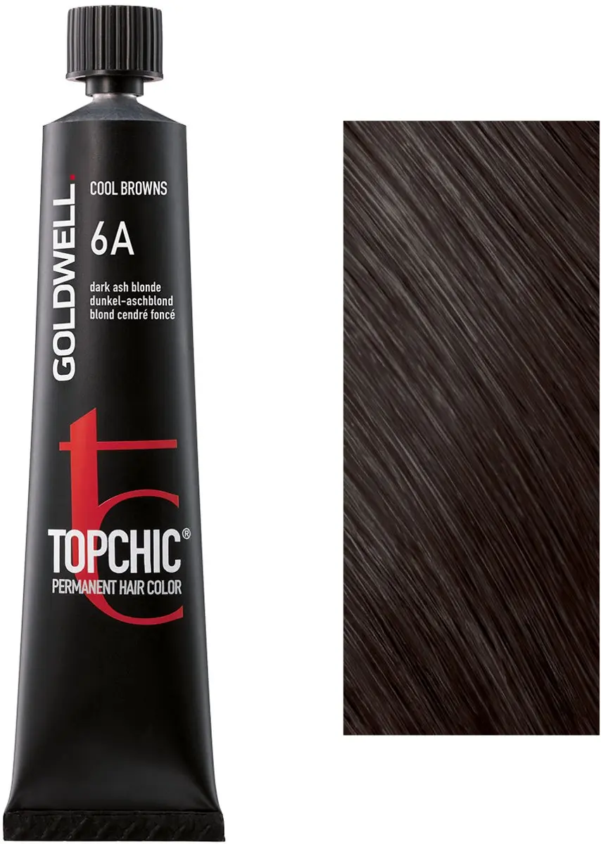 Goldwell Topchic Tube 60ml - 6A Bruin Permanent - afbeelding 4 van 6