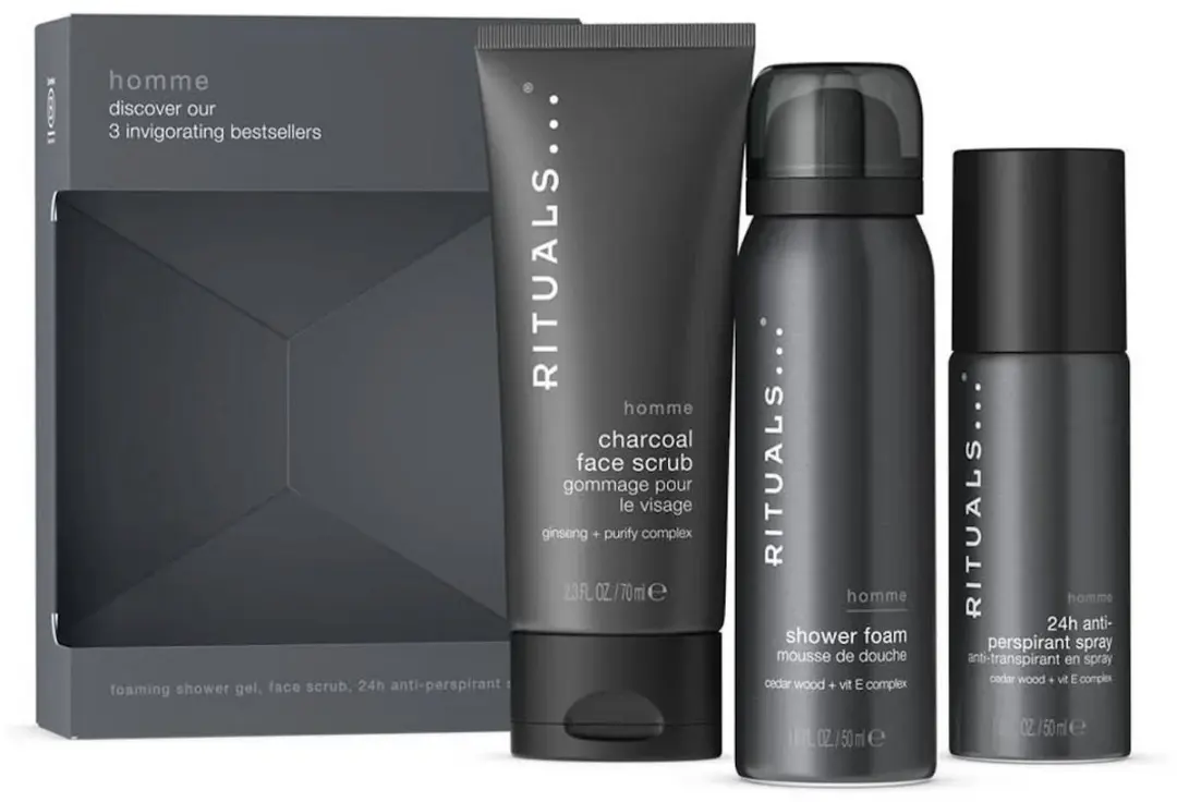 Rituals Heren Geschenkset - 170ml (3-delig) - Douchegel, Deo & Scrub