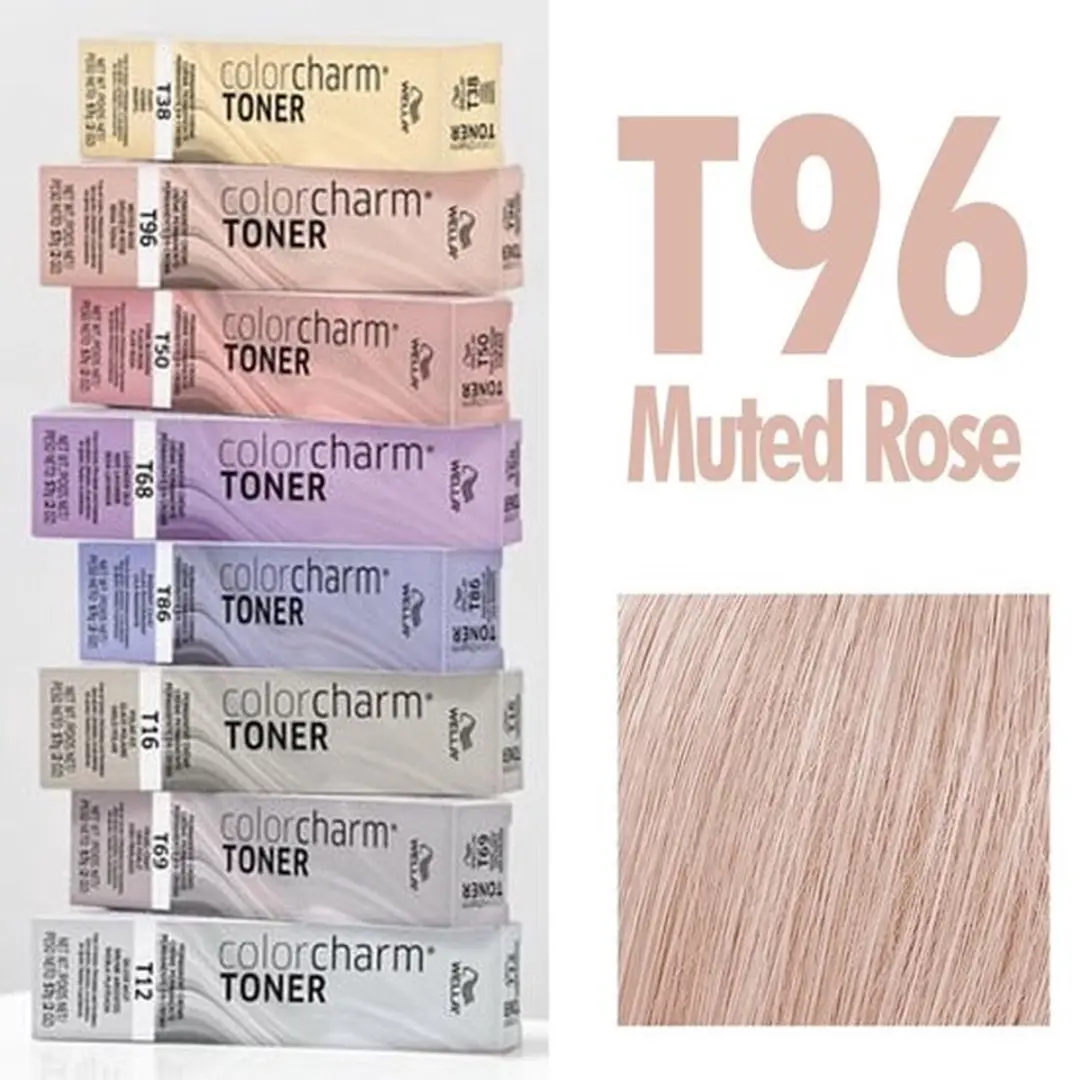 Wella Professionals Color Charm T96 Muted Rose Toner - 2x114ml